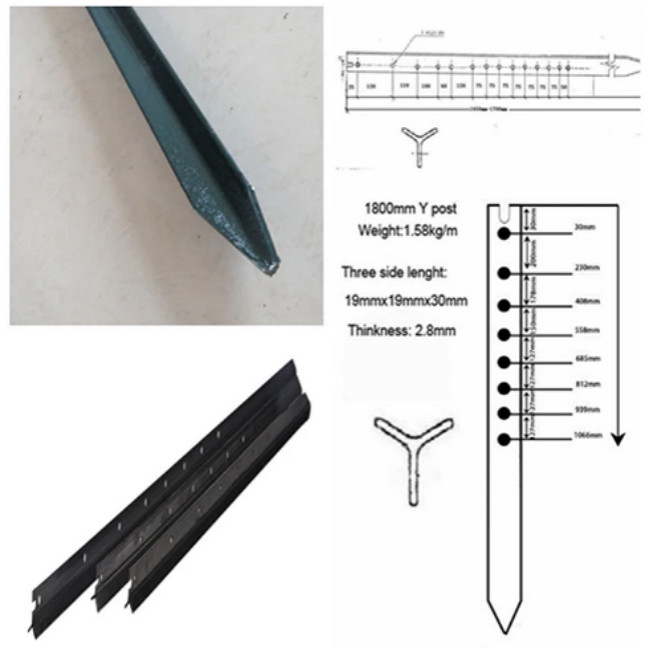 8ft Fence Star Pickets