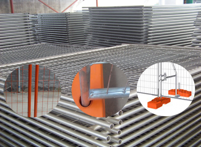 latest company news about Galvanized temporary removable Construction Site Protection Fence  0