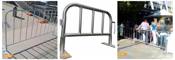 1.0m Height Crowd Control Barrier Fencing Hot Dipped Galvanized Removable Australia 0