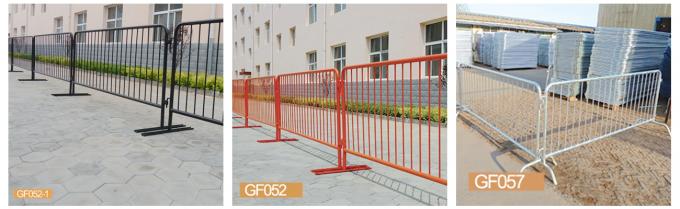Varies Feets Crowd Barrier Fencing Safety Orange Pvc Coated 40 Inch Height 0