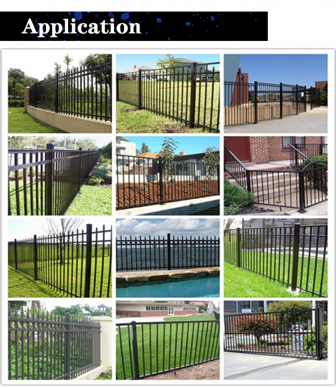 Odm Oem Decorative Aluminium Fence Panels 2.4ml X 2mh 5