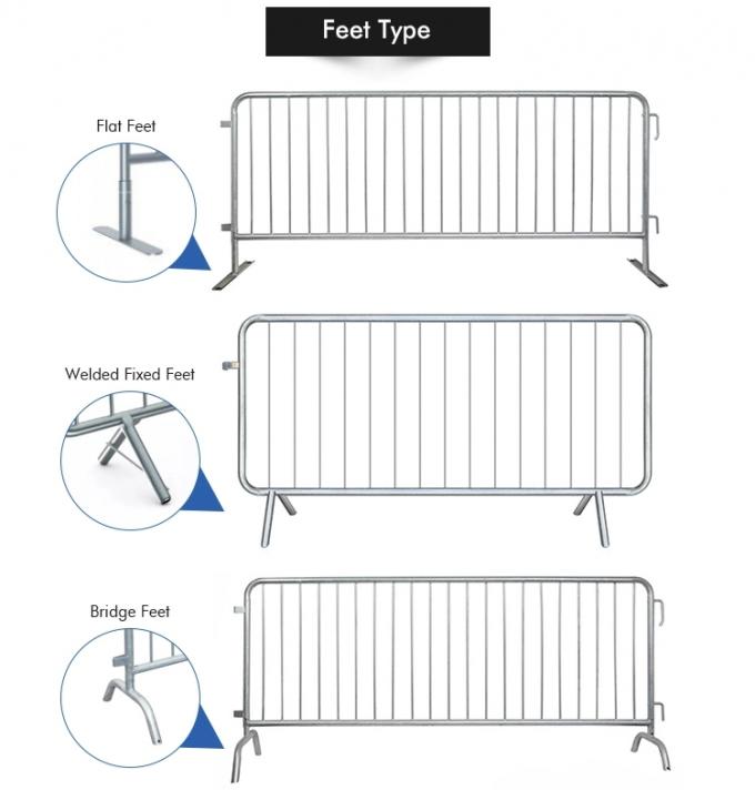 Airport Exhibition Metal Barricades Fence 40 Inch Height 5