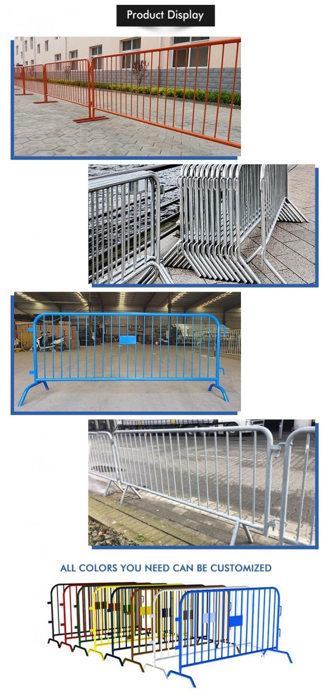 Airport Exhibition Metal Barricades Fence 40 Inch Height 6