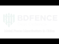 Green Security 3D Welded Wire Mesh Fence Galvanized And Powder Painting