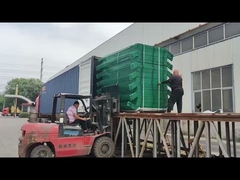 Bending fences are loaded and shipped to Tianjin Port