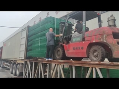 Packing video of 3D fence shipped to Chile