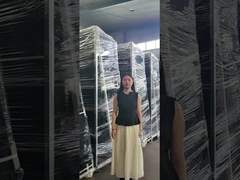 Green 3D fence on wooden pallet shipped to Philippines