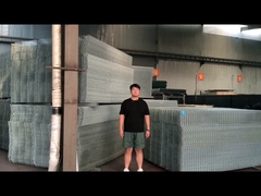 Packaging video of galvanized 3D fence