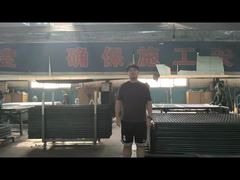 Welded wire mesh fence in pallet