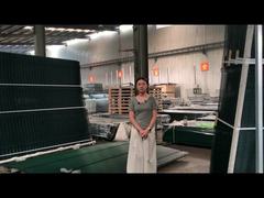 Powder Coating H Post Clear View Anti Climb 