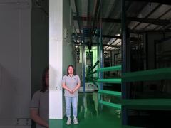 Sleek Tubular Steel Fence  post powder coated