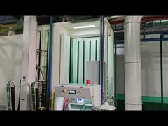 Green 60*60*1.5mm post powder coated process