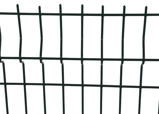 OHSAS 18001 Square Post 50*150mm Green Welded Wire Fence
