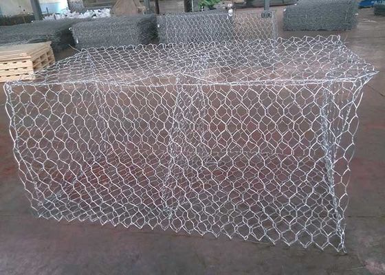 Zinc Coated 60*80mm Welded Gabion Box For River Control