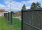 Height 3030mm Curve V Mesh Security Fencing With Peach Post
