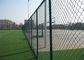 Plastic Coating Flat Surface Metal Chain Link Fence