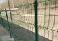 PVC Coated 50*200mm 3d Panel Fence With Round Post