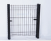 Easily Assembled V Mesh Security Fence 6ft Height Pvc Coated Peach Post