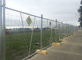 Easily Assembled Temp Construction Fence 2.1 Meter Height Galvanized Tube