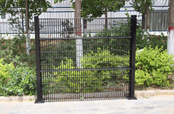 4.0mm Pe Coated Custom Gabion Wall 6ft Height With H Shape Post