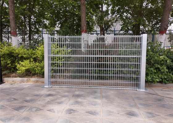 Galvanized 4mm Gabion Fence System Stainless Steel Wire Welded Gabion Wall