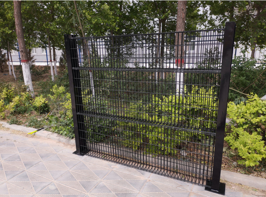 4.0mm Pe Coated Custom Gabion Wall 6ft Height With H Shape Post