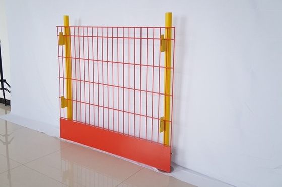 Iron Pvc Coated Edge Protection Barriers Temporary Mesh Walls / Shafts