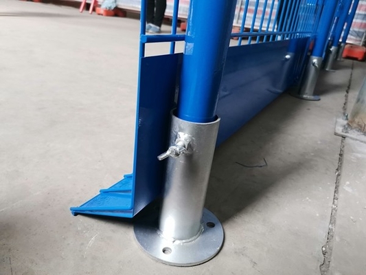 Prevent Falling Edge Protection Barriers Powder Coated For Building Site