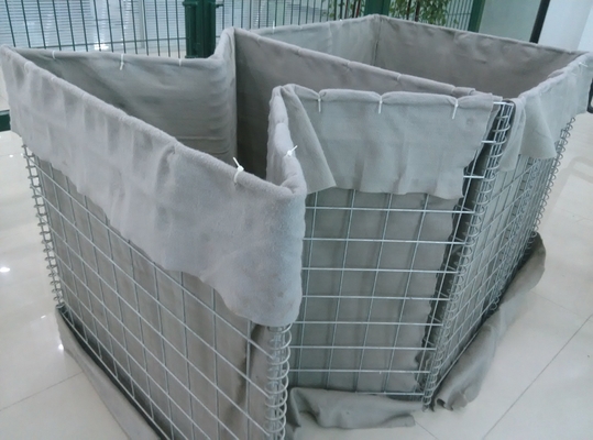 Galvanized Weld Gabion Hesco Barrier Blast Wall 1030mm Height