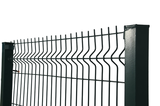 3.0mm Curved Wire Fence Galvanized Welded Steel Iron 3d