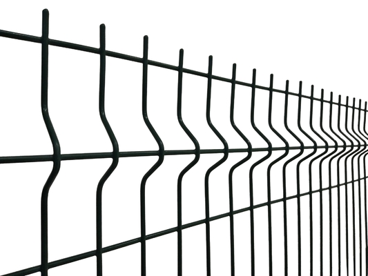Galvanized Metal Pvc Coated 3d Curved Wire Mesh Fence For Garden Farm