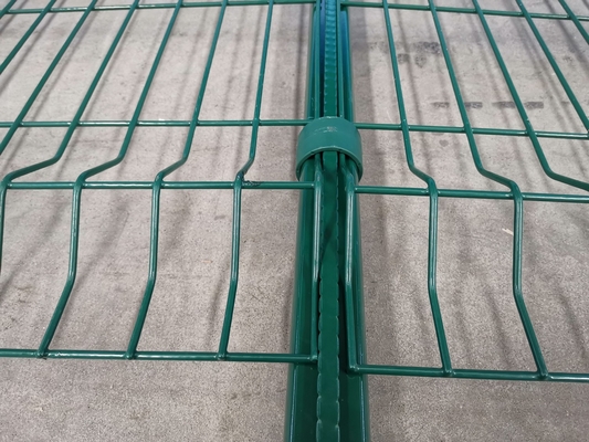 3.0mm Curved Wire Fence Galvanized Welded Steel Iron 3d