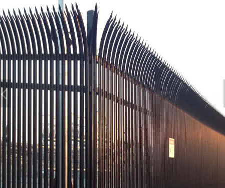 6ft Tall Wrought Steel Tubular Fence Durable Prefabricated ISO9001 Certified