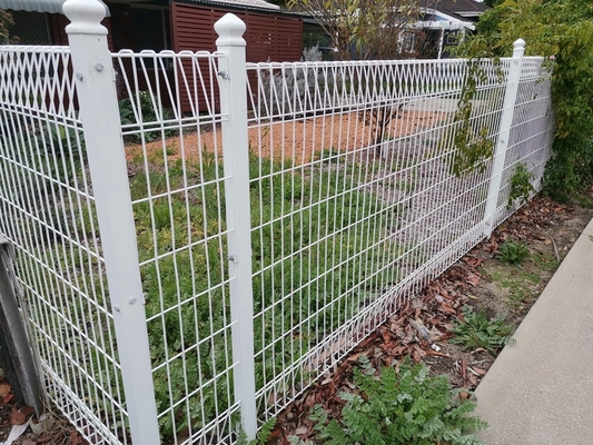 Pvc Coated 3d Bending Curved Garden Welded Wire Mesh Panel Fence Galvanized Steel