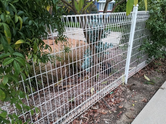 Pvc Coated 3d Bending Curved Garden Welded Wire Mesh Panel Fence Galvanized Steel