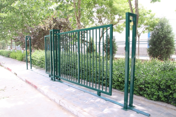 Single Main Door Exterior Metal Wrought Iron Gates Galvanized