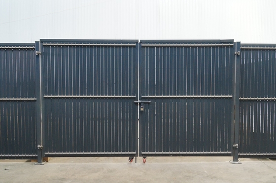 1.5m Two Leaf Double Metal Garden Fence Gate Hot Dipped Galvanize