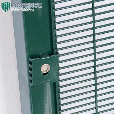Powder Coated Clear View Anti Climb Metal Fencing , 358 Security Fence