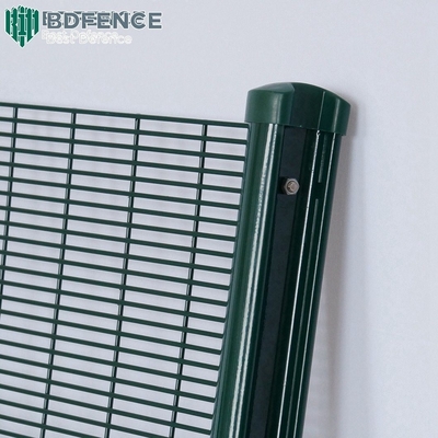 Powder Coated Clear View Anti Climb Metal Fencing , 358 Security Fence