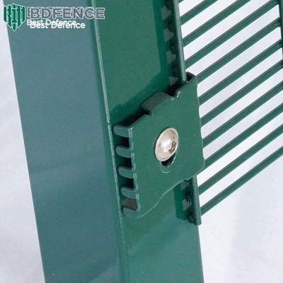 Powder Coated Clear View Anti Climb Metal Fencing , 358 Security Fence