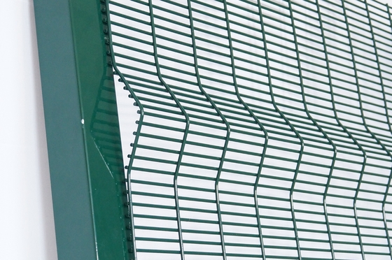 High Security Prison 3.0mm 358 Anti Climb Fence Panels Anti Cut Clear Vu