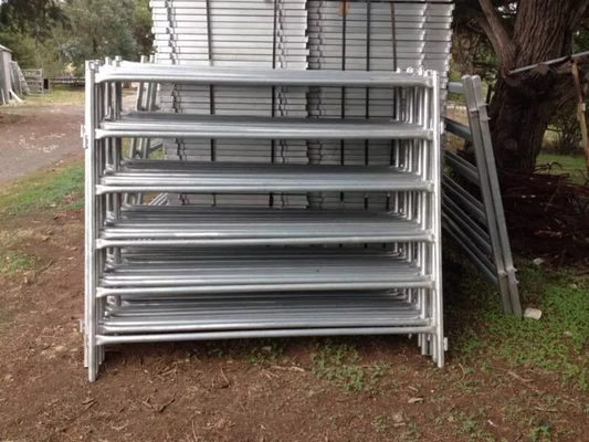 Pvc Coated Galvanized 12ft Metal Cattle Panels Heavy Duty Metal Round Pen Cattle Corral Livestock Farm Horse Yard Fence