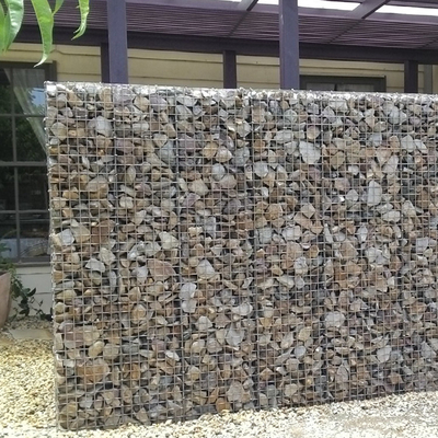 Weaving 1-6mm Gabion Fence System Anti Corrosion