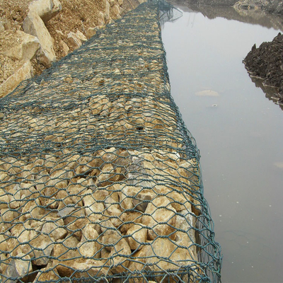 Weaving 1-6mm Gabion Fence System Anti Corrosion