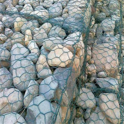 Woven Gabion 80 X 100mm Rock Cage Retaining Wall 4m X 1m X 0.5m