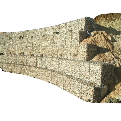 2m X 1m X 0.5m Gabion Fence System High Strength