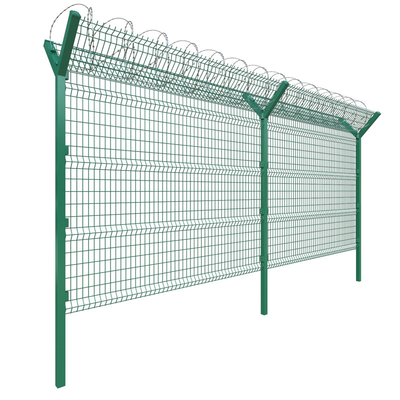 76.2x12.7mm Chain Link Security Fence Anti Climb For Perimeter