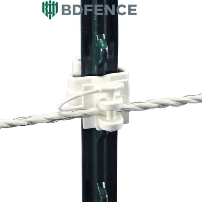 10&quot; 1.33 Lb/Ft Studded Steel T Posts Painted Green