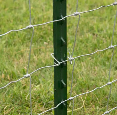 1000mm Y Shaped Fence Post Black Painted Steel