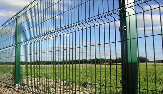 Outdoor Garden 3d Curved Wire Mesh Fence Galvanized